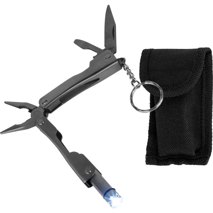 Multipurpose Tool Keychain with LED Light