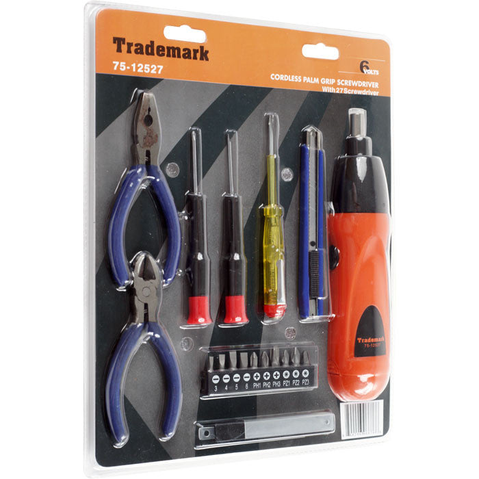 27 piece Cordless Screwdriver Tool Set