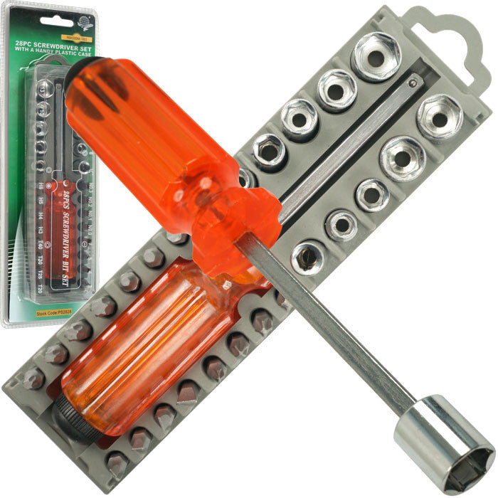 28 piece Screwdriver Set with storage Case