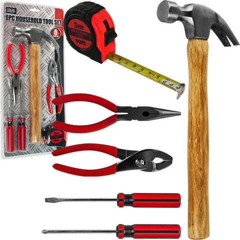 6 Piece Household Tool Set