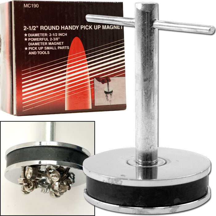 Powerful Round Handy Pickup Magnet 2.5 inch
