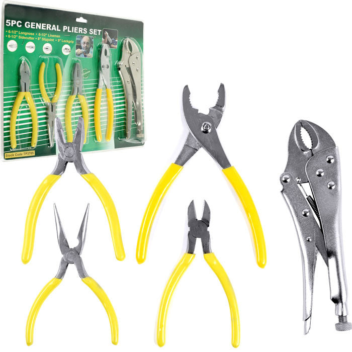Quality General Purpose Pliers Set - 5 pc.