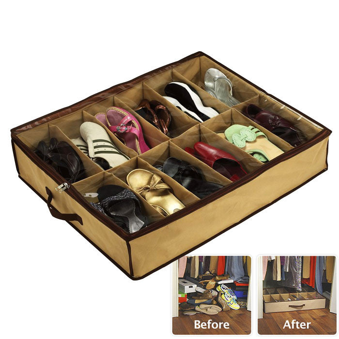 Under Bed Shoe Storage Solution