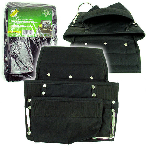 Professional Grade Black 8 Pocket Tool Bag