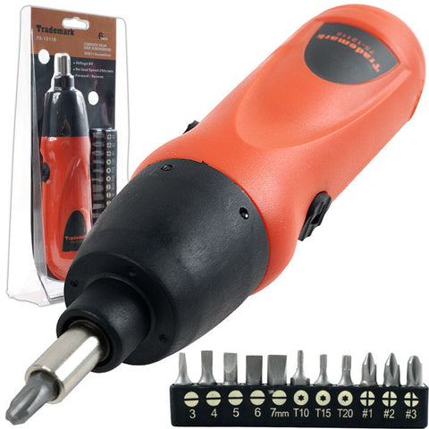 Cordless Screwdriver with 11 bits