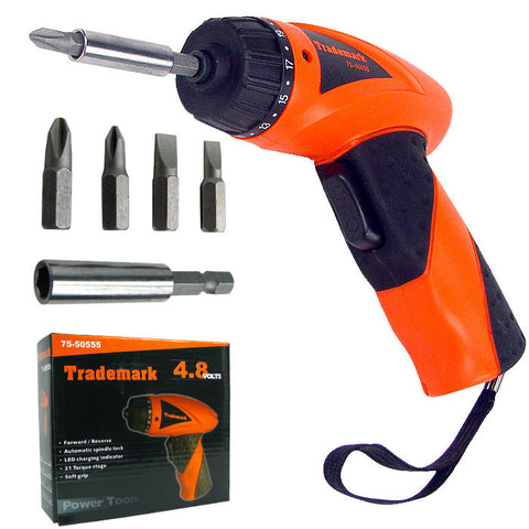 4.8V Cordless Screwdriver w/ Charger