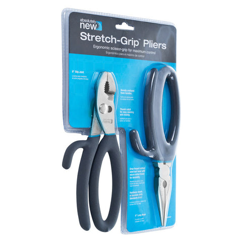 Patented Stretch-Grip Pliers - Extra Strong