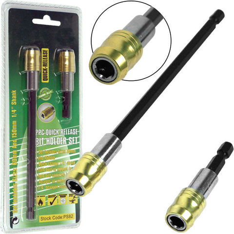 Quick Release Drill Bit Extensions - 2 pc.
