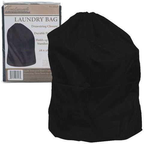 Heavy Duty Jumbo Sized Nylon Laundry Bag - BLACK
