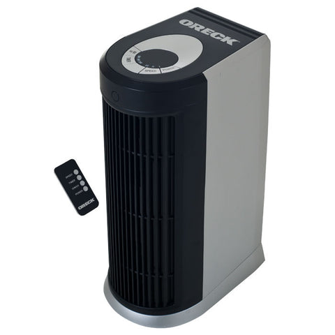 Oreck Air Purifier with HEPA - Silver - Factory Serviced